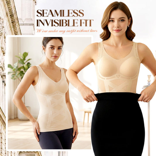 🤩Varratmentes, alakformáló camisole beépített melltartóval✨