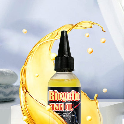 Zajcsökkentő és lánclerakódást csökkentő kerékpár-kenőanyag