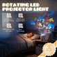✨Forgó LED Projektor Lámpa – Galaxis Hatás 🌌🛌
