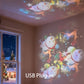 ✨Forgó LED Projektor Lámpa – Galaxis Hatás 🌌🛌