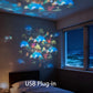 ✨Forgó LED Projektor Lámpa – Galaxis Hatás 🌌🛌