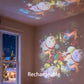 ✨Forgó LED Projektor Lámpa – Galaxis Hatás 🌌🛌