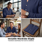 👕Férfi szabadidő Henley póló