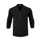👕Férfi szabadidő Henley póló