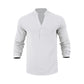 👕Férfi szabadidő Henley póló