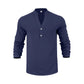 👕Férfi szabadidő Henley póló