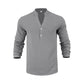 👕Férfi szabadidő Henley póló