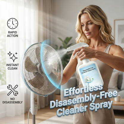 Ventilátor és klímatisztító spray szétszerelés nélkül