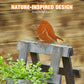 🏡🐦Retro kerti rozsdás madár dísz