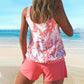 🏖️ Nem kell többé szégyenkezni a strandon – Kétrészes tankini fürdőruha | S-3XL | 5 színben