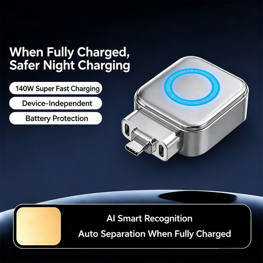 🛡️⚡ Automatikus kikapcsolású gyorstöltő adapter