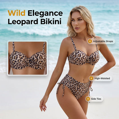 👙Női magas derekú bikini felső és alsó szett