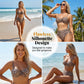 👙Női magas derekú bikini felső és alsó szett