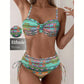 👙Női magas derekú bikini felső és alsó szett