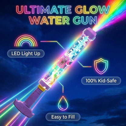 🔥 2+1 INGYEN (3 db)✨🌈 Vízis játék szivattyúval és sötétben világító LED-del💦