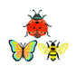 🐝 IDŐKORLÁTOS 50%-KEDVEZMÉNY! ✨ 3D-s rovaros falidíszek – méh, pillangó, katicabogár, időjárásálló