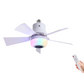 🌈Intelligens mennyezeti ventilátor világítással, RGB-vel és Bluetooth-hangszóróval💡