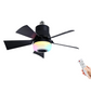🌈Intelligens mennyezeti ventilátor világítással, RGB-vel és Bluetooth-hangszóróval💡