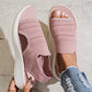 👠☁️ Női, lélegző kötött anyagból készült platform szandál (EU 36-43) ✨