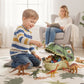 🦕🦖Szórakoztató és oktató jellegű dinoszaurusz játék készlet gyerekeknek🎁