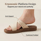 Női csúszásmentes, kényelmes platformpapucs