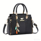 👜💖 Elegáns női kézitáska – Klasszikus felső fogantyúval és levehető vállpánttal ✨