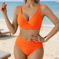 👙Női, magas derekú, redős bikini szett