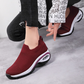 👟 Lépjen kényelemben és stílusban – Női platformos slip‑on tornacipő (légáteresztő háló, vastag talp) – Utánvétes 💨