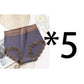 【✨1 + 1 ingyen - 4 db】👙 2026-os új modell: magas derekú, csipkés, 100%-os pamut bugyi
