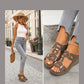 ✨ Női Retro Üreges Ék Szandál: Vintage Stílus és Légies Kényelem – Raktáron! 👡