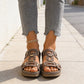 ✨ Női Retro Üreges Ék Szandál: Vintage Stílus és Légies Kényelem – Raktáron! 👡
