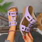 ✨ Női Retro Üreges Ék Szandál: Vintage Stílus és Légies Kényelem – Raktáron! 👡