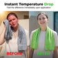 🌬️💨1+1 INGYEN: Azonnali hűtőhatású törölköző sportoláshoz és fitneszhez🏃‍♀️