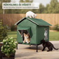 😻 50% kedvezmény🐾 Vízálló kültéri macskaház – megemelt, összecsukható, védi kedvencedet az esőtől és a hidegtől ✨